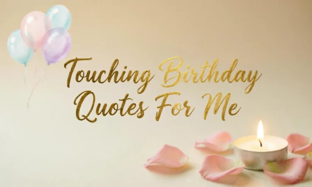 Touching Birthday Quotes For Me