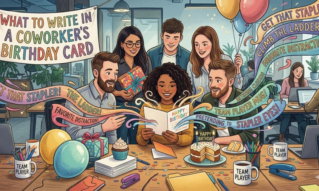 What to Write in a Coworker's Birthday Card