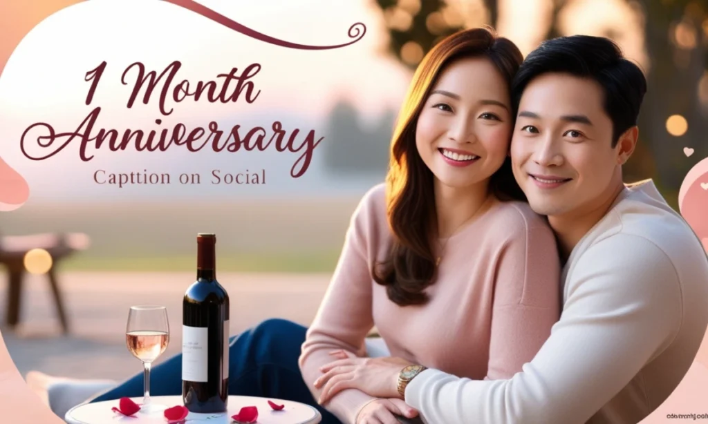 1-Month Anniversary Captions for Social Media