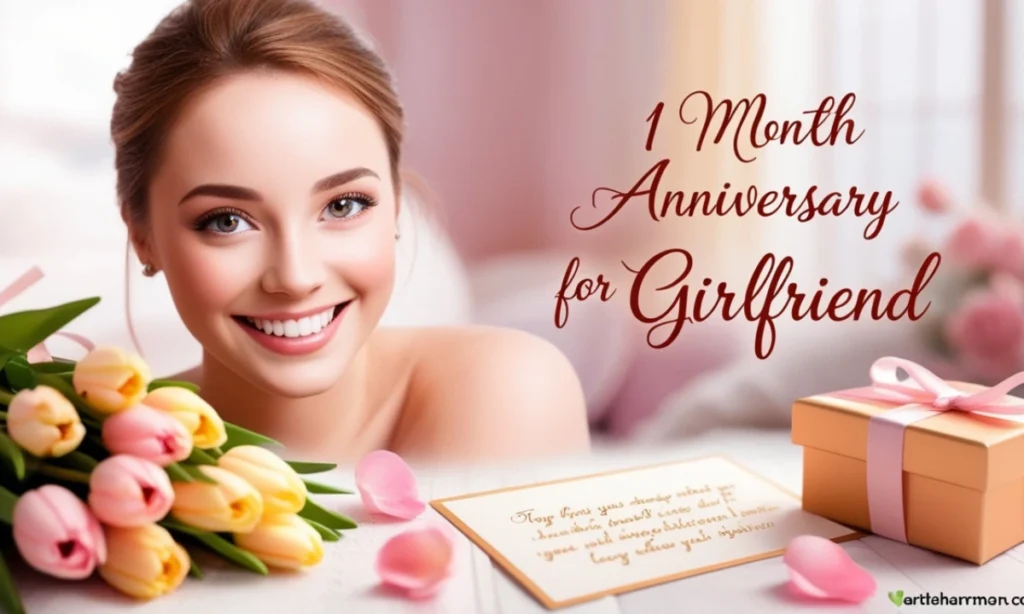 1-Month Anniversary Wishes for Girlfriend 