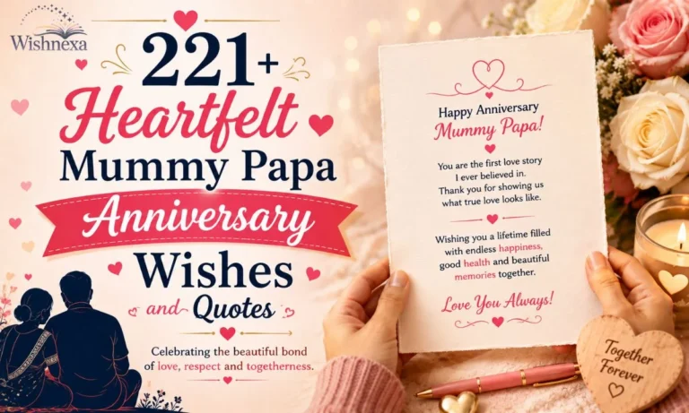 221+ Heartfelt Mummy Papa Anniversary Wishes and Quotes