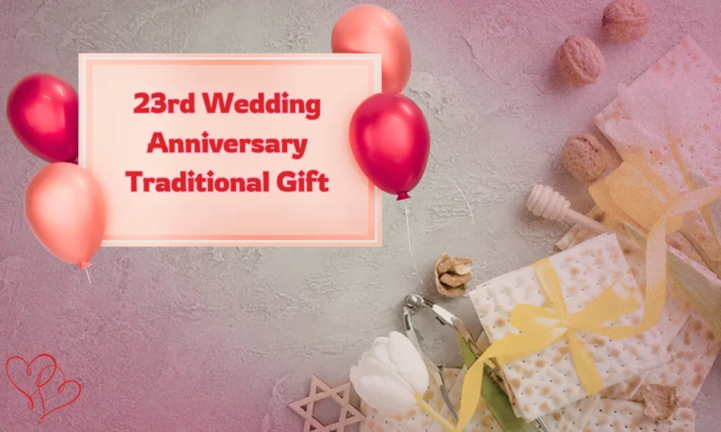 23rd Wedding Anniversary Traditional Gift