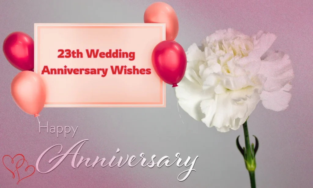 23th Wedding Anniversary Wishes