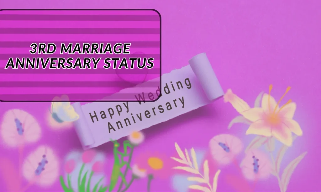 3rd Marriage Anniversary Status
