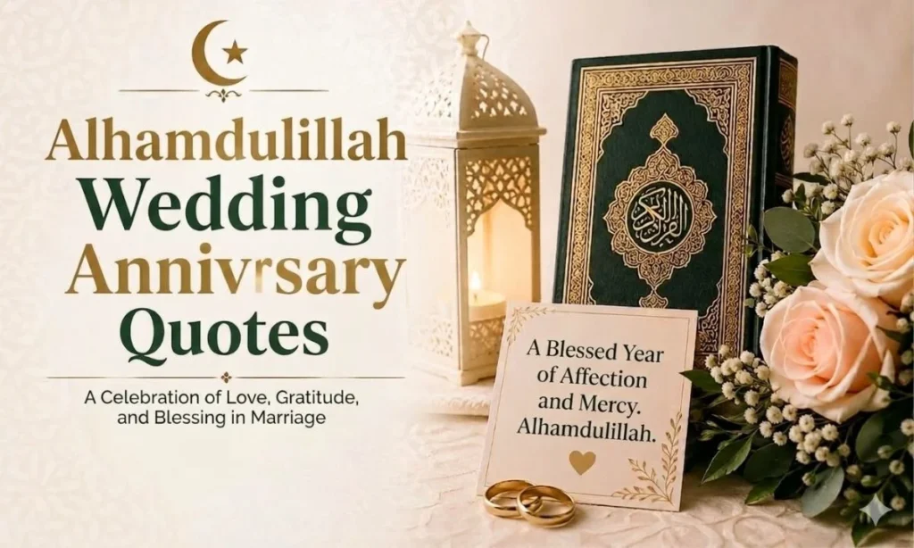 Alhamdulillah Wedding Anniversary Quotes