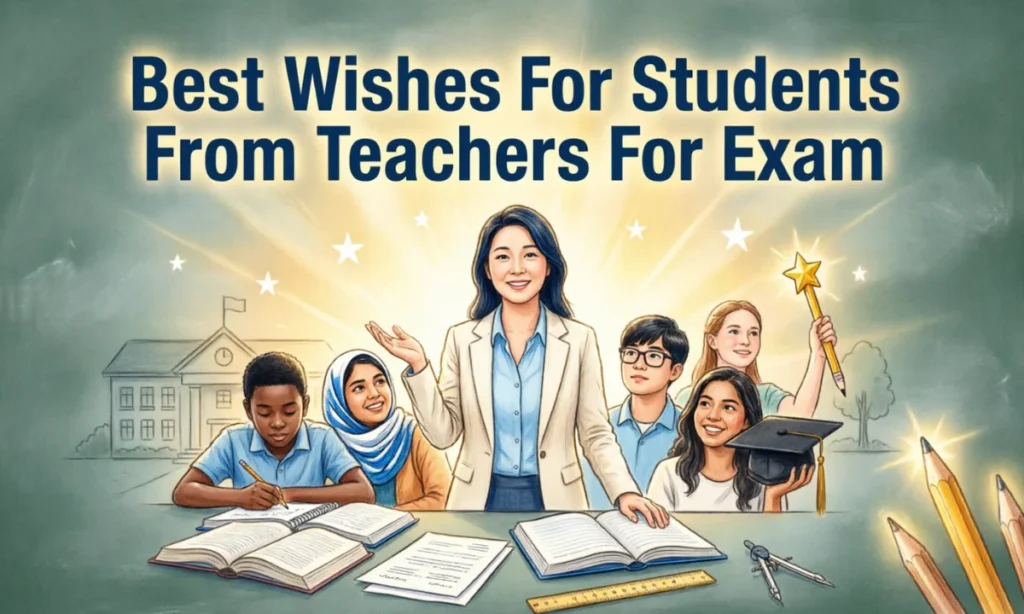 Best Wishes For Students FromTeachers For Exam