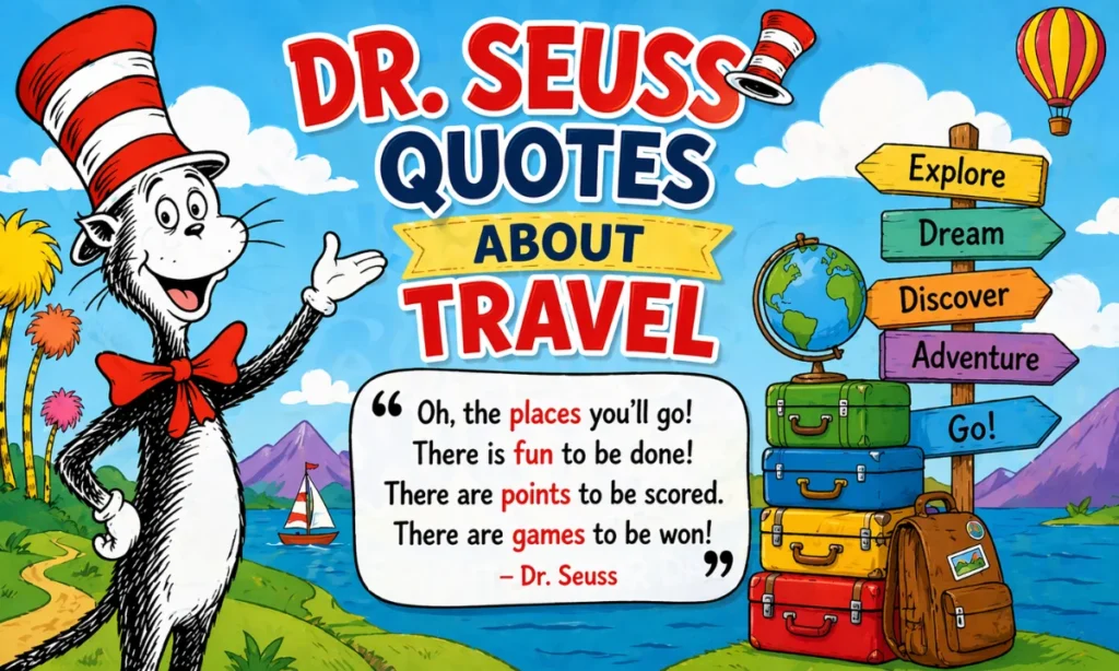 Dr. Seuss Quotes About Travel
