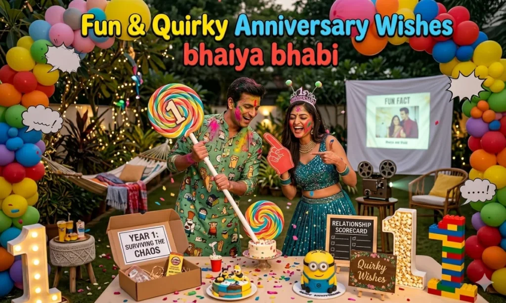 Fun & Quirky Anniversary Wishes