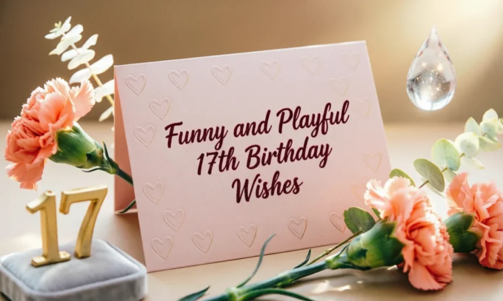 Funny and Playful 17th Birthday Wishes