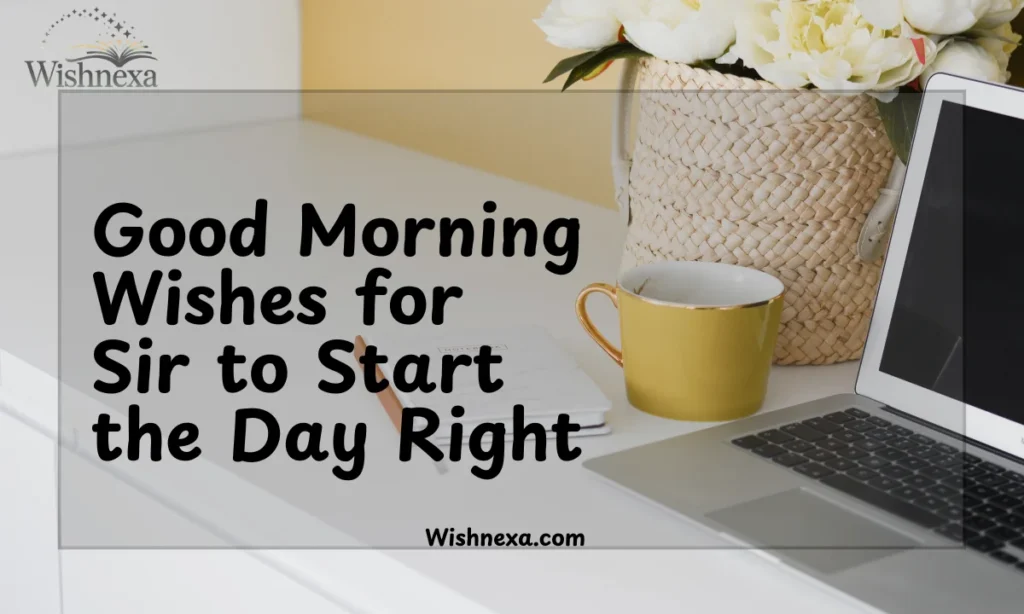 Good Morning Wishes for Sir to Start the Day Right