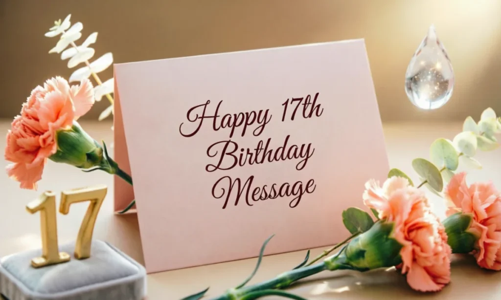 Happy 17th Birthday Message