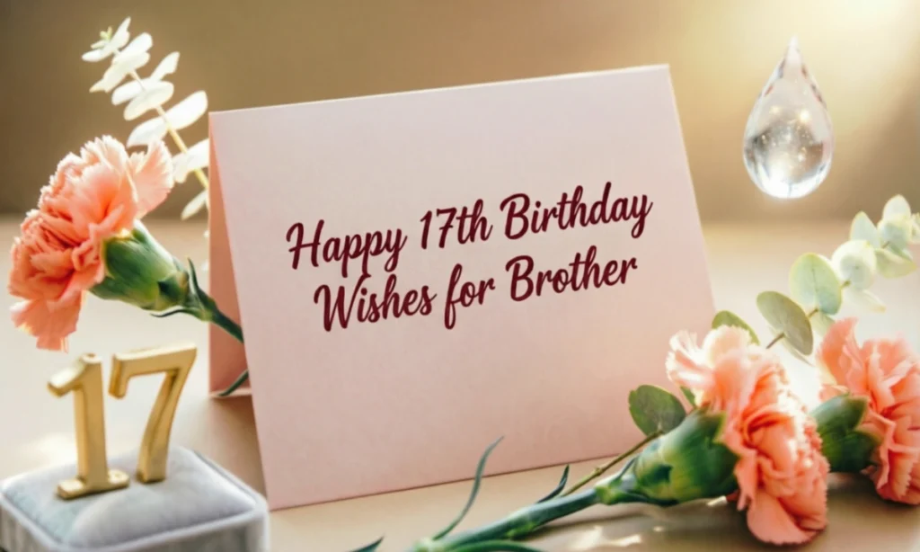Happy 17th Birthday Wishes for Brother