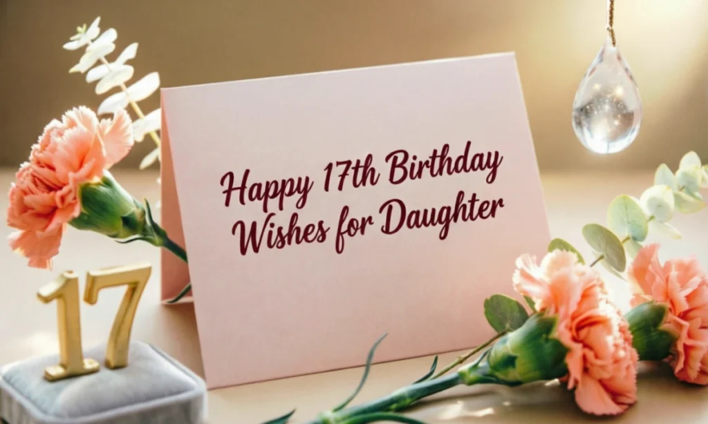 Happy 17th Birthday Wishes for Daughter
