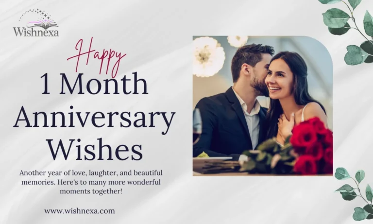 Heartfelt 1-Month Anniversary Wishes That Melt Hearts 2026