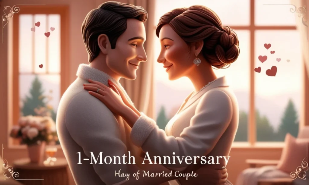 Heartfelt 1-Month Anniversary Wishes for Married Couples