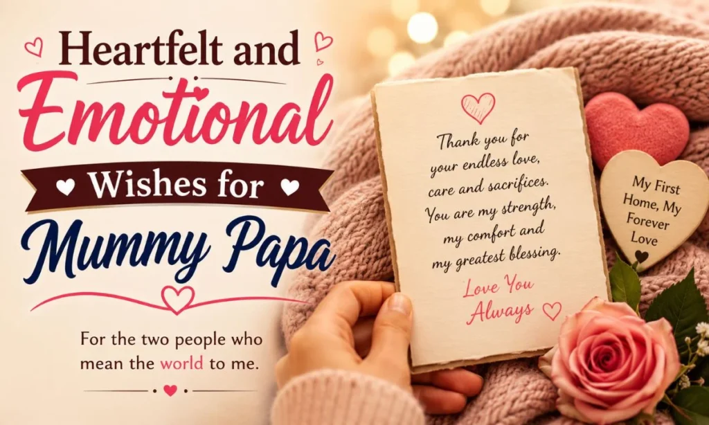 Heartfelt and Emotional Wishes for Mummy Papa
