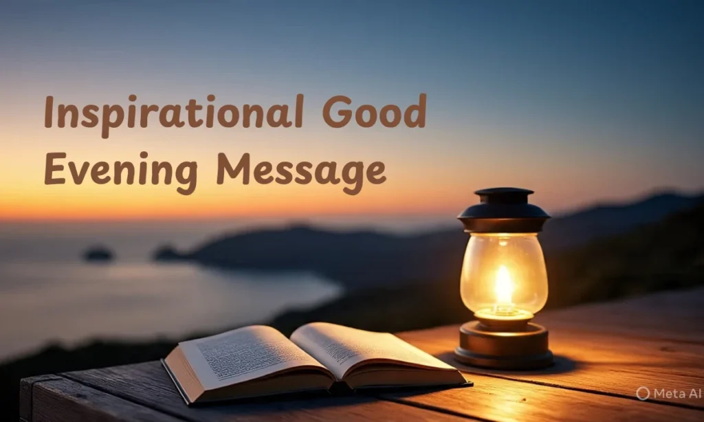 Inspirational Good Evening Message