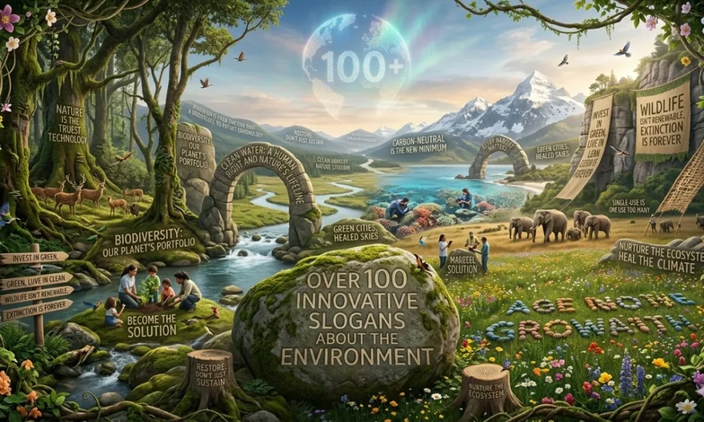 Over 100 Innovative Slogans about the Environment