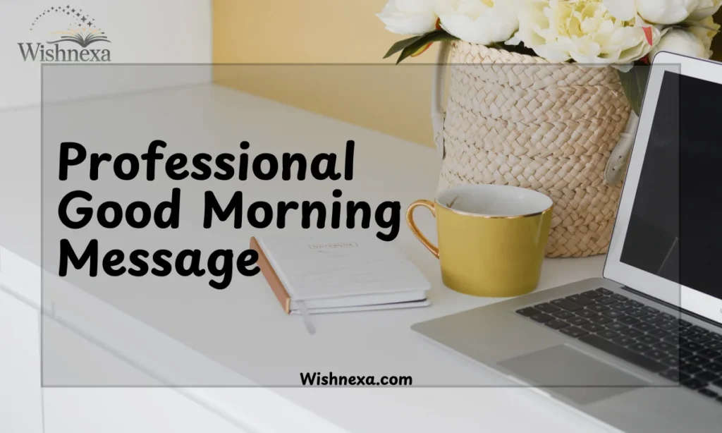 Professional Good Morning Message