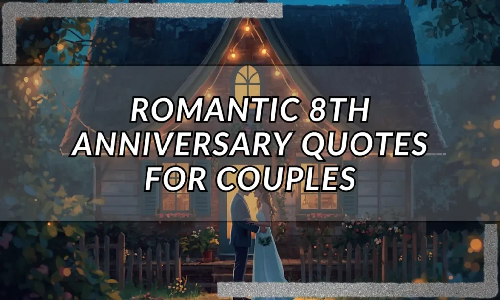 Romantic 8th Anniversary Quotes for Couples
