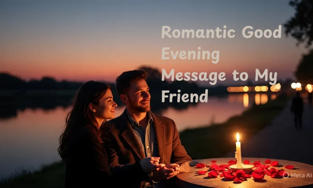 Romantic Good Evening Message to My Friend