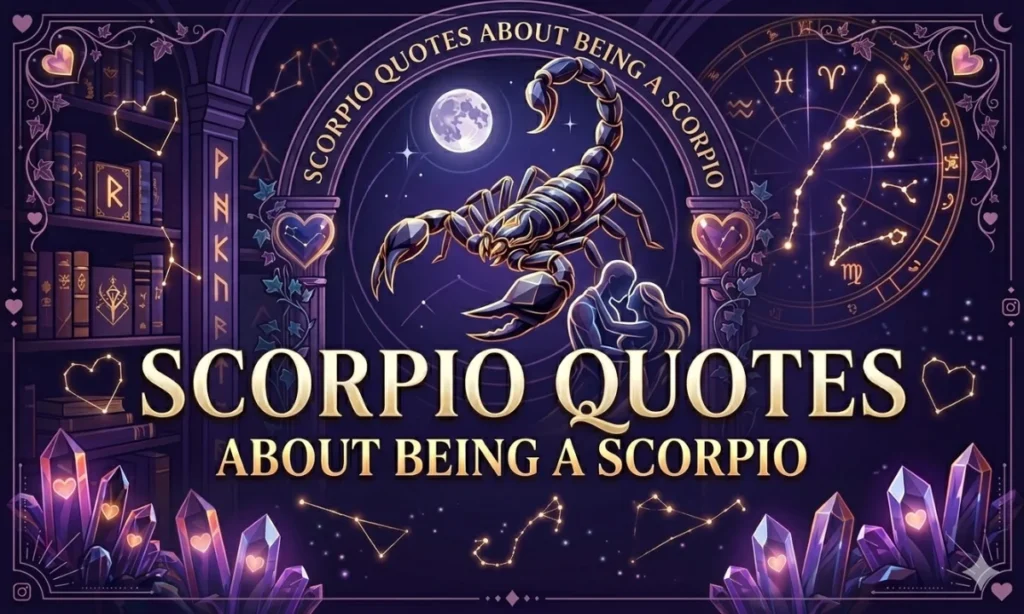 Scorpio Quotes About Being a Scorpio