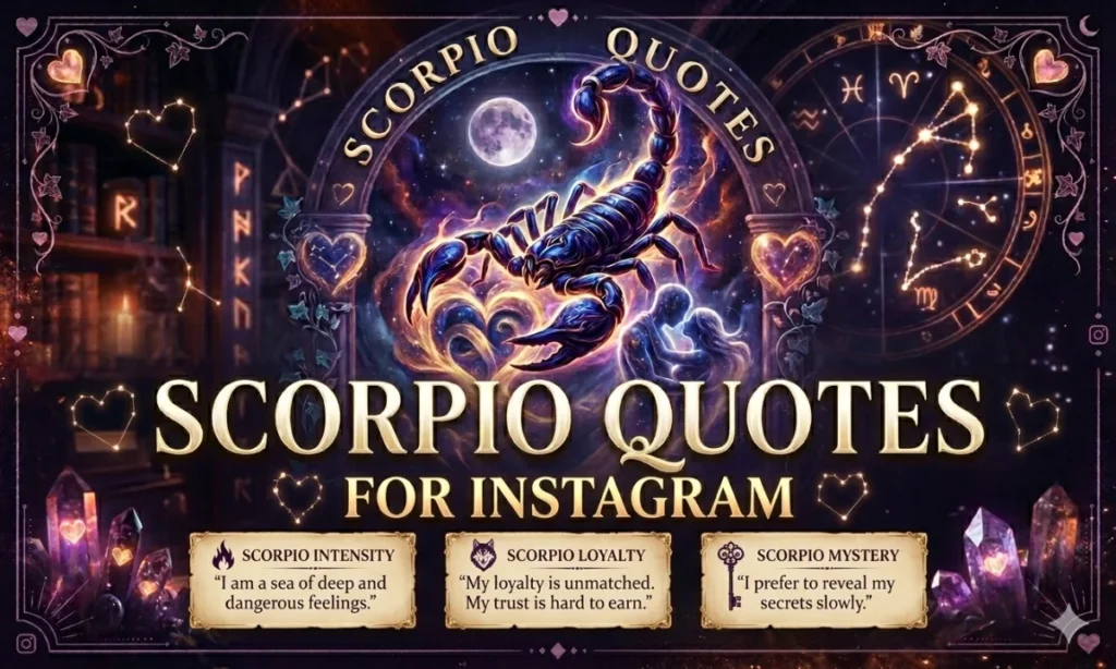 Scorpio Quotes for Instagram