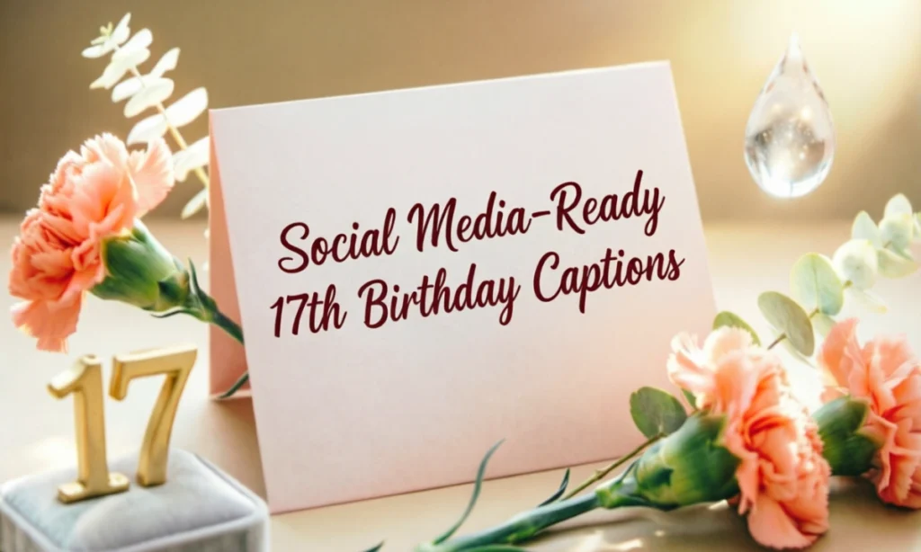 Social Media-Ready 17th Birthday Captions