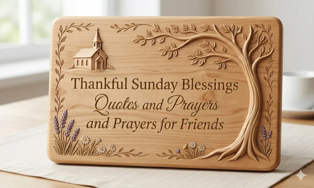 Thankful Sunday Blessings Quotes and Prayers for Friends