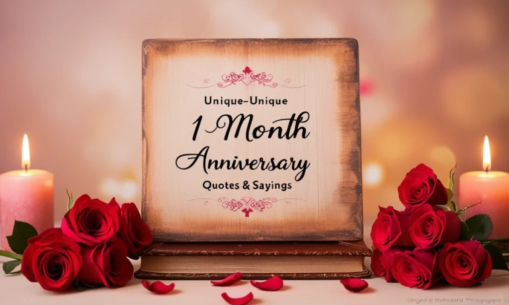 Unique 1-Month Anniversary Quotes and Sayings