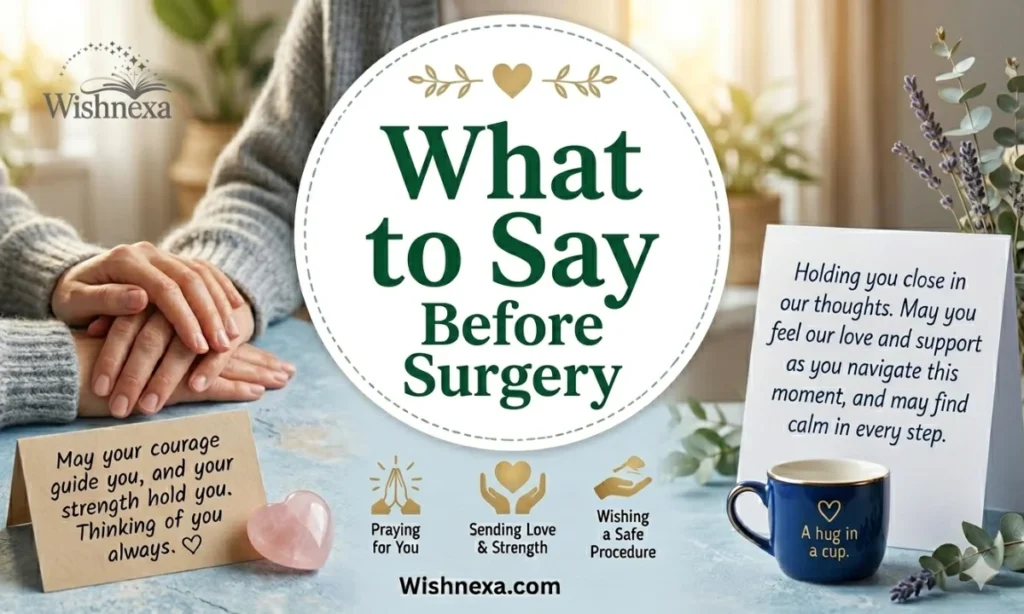 What to Say Before Surgery