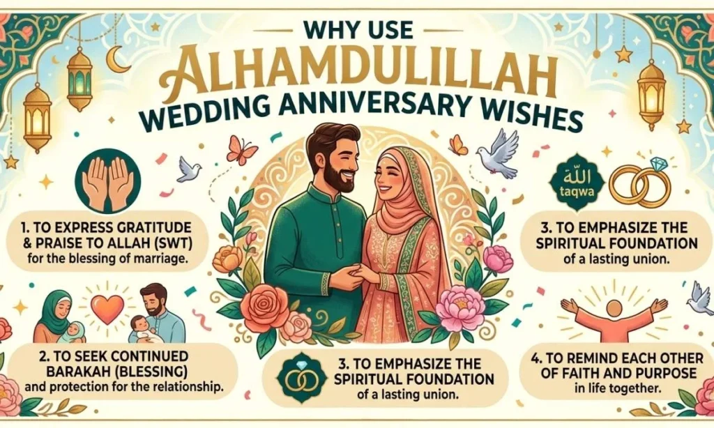 Why Use Alhamdulillah Wedding Anniversary Wishes