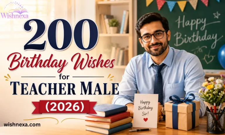 200 Birthday Wishes for Teacher Male