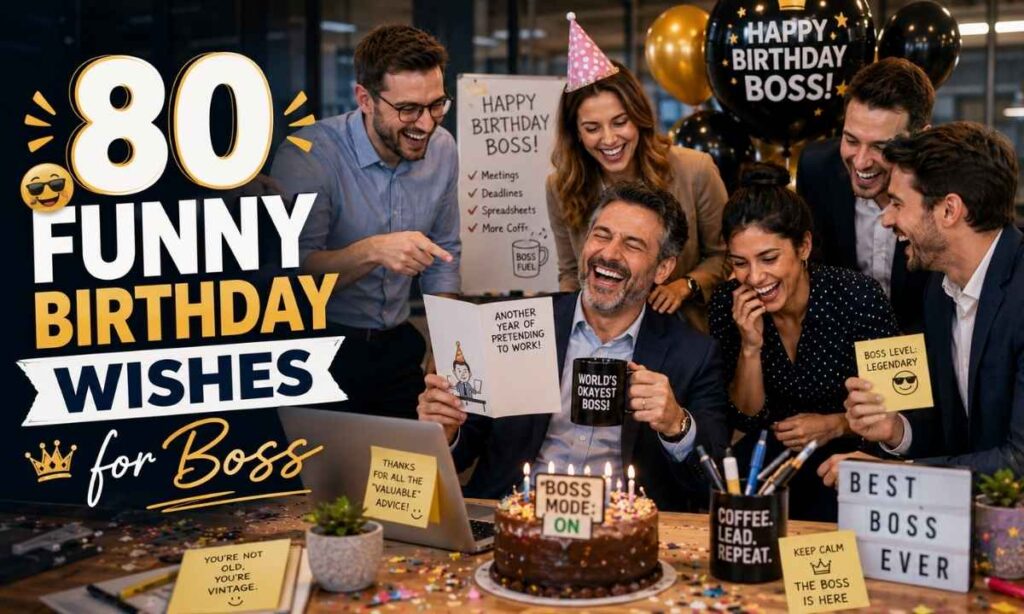80 Funny Birthday Wishes for Boss