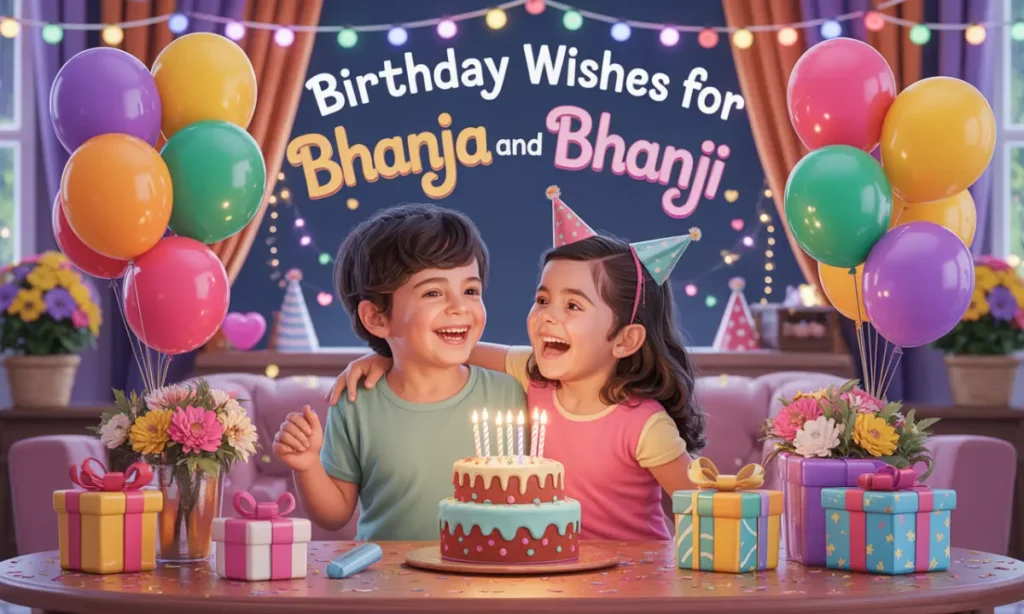 Birthday Wishes for Bhanja and Bhanji