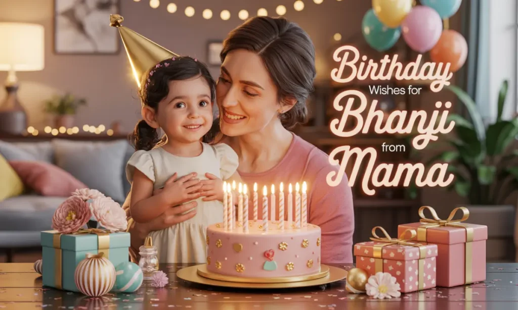 Birthday Wishes for Bhanji from Mama