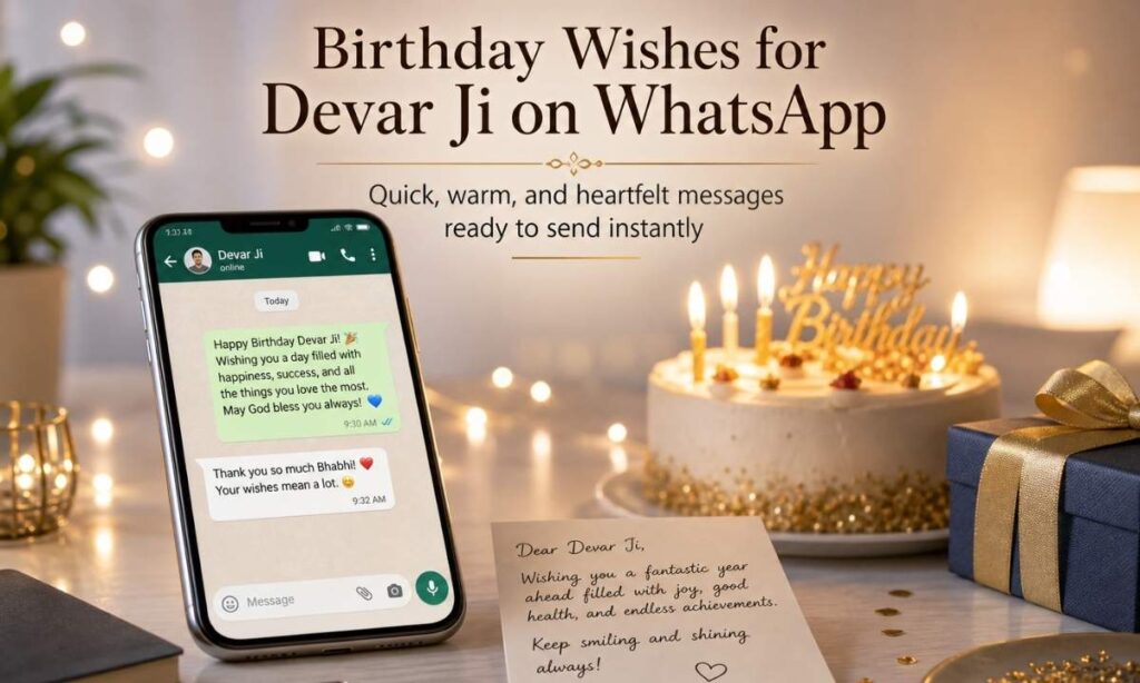 Birthday Wishes for Devar Ji on WhatsApp