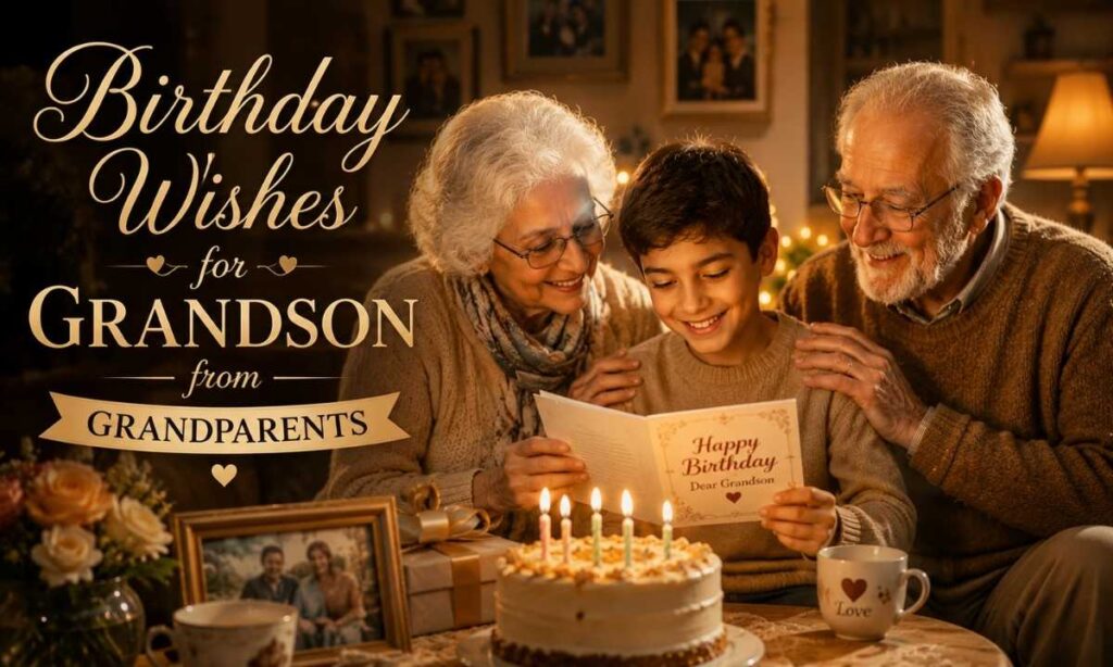 Birthday Wishes for Grandson from Grandparents