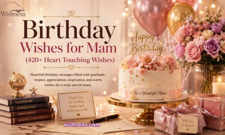 Birthday Wishes for Mam