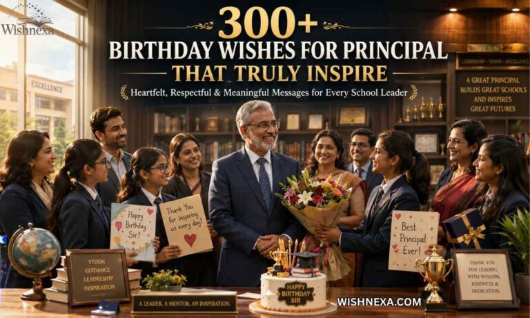 Birthday Wishes for Principal