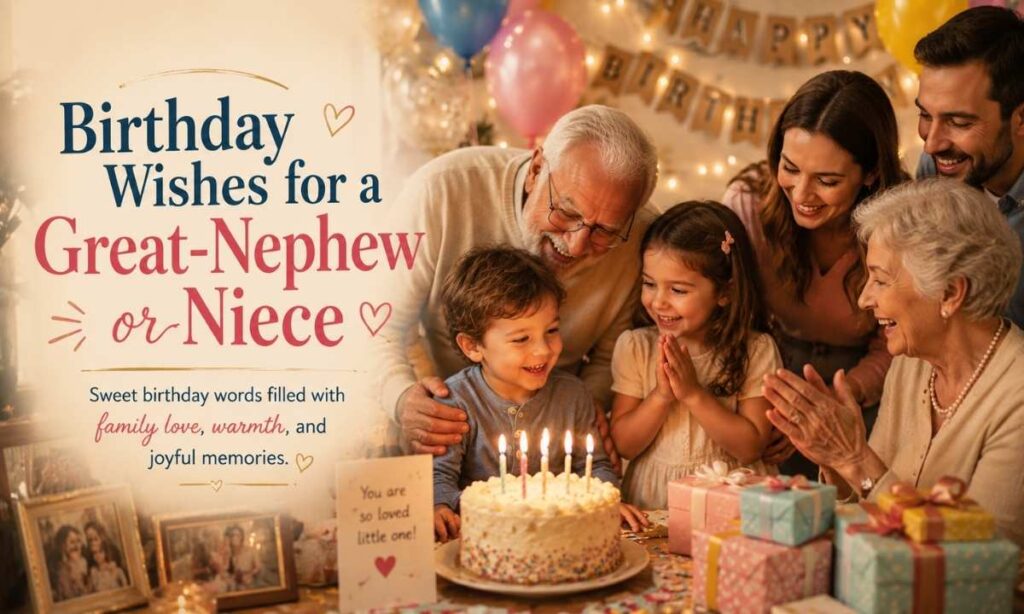 Birthday Wishes for a Great-Nephew or Niece