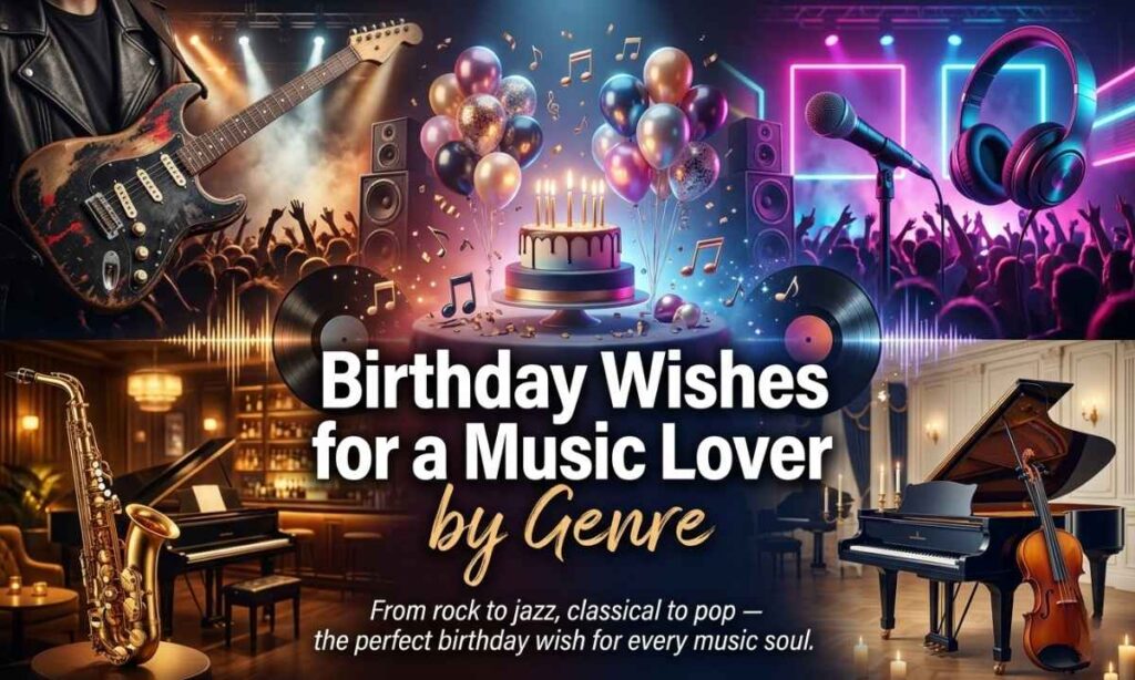 Birthday Wishes for a Music Lover by Genre