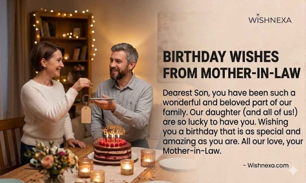 Birthday Wishes from Mother-in-Law