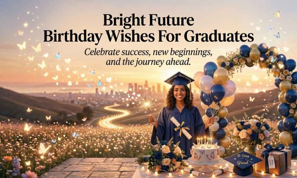 Bright Future Birthday Wishes for Graduates