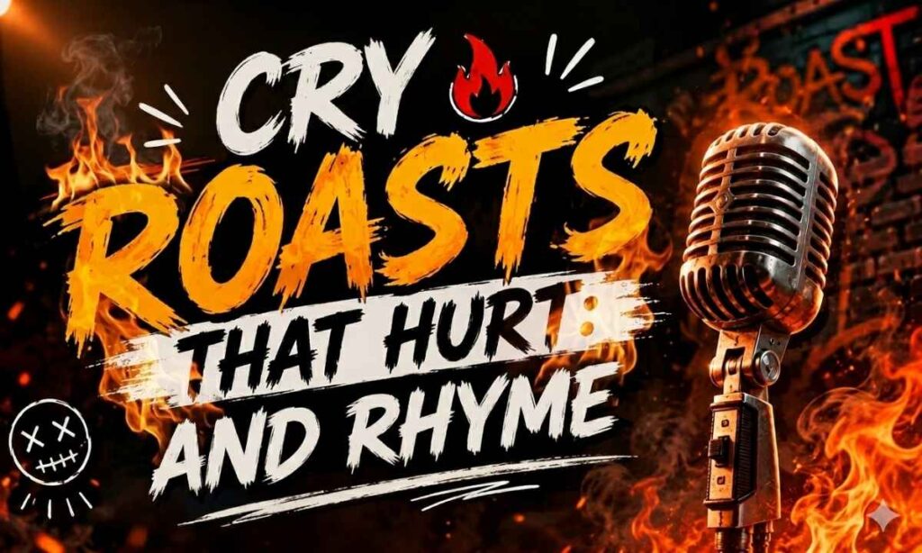 Cry Roasts That Hurt and Rhyme