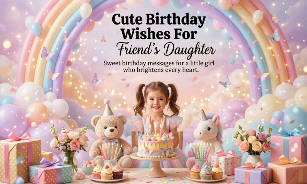Cute Birthday Wishes For Friend's Daughter