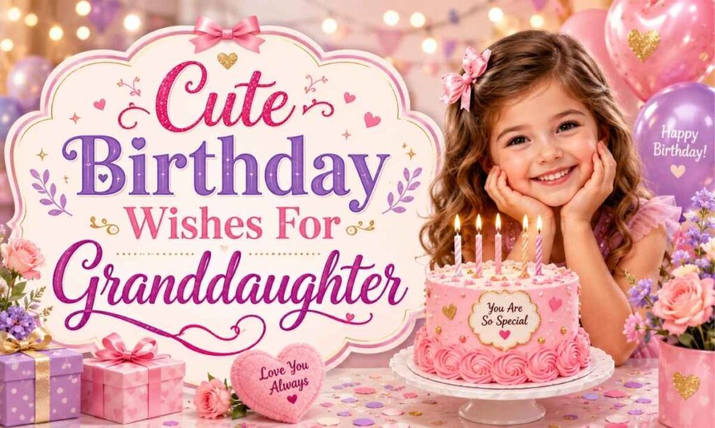 Cute Birthday Wishes For Granddaughter