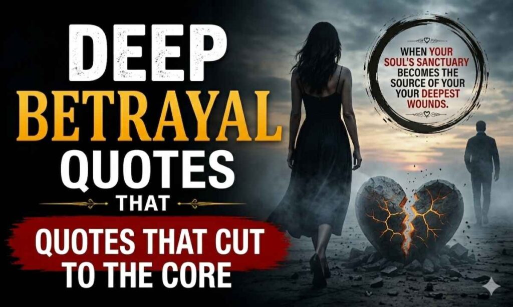 Deep Betrayal Quotes That Cut to the Core