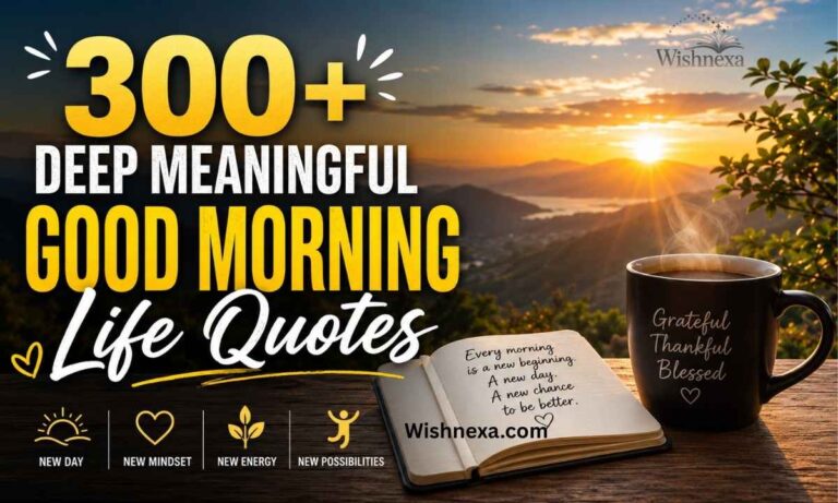 Deep Meaningful Good Morning Life Quotes