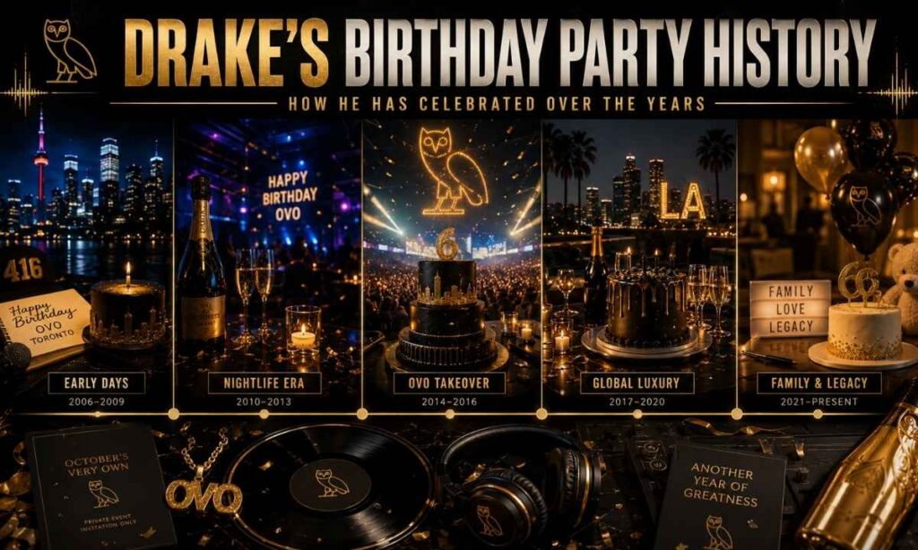 Drake's Birthday Party History How He Has Celebrated Over the Years